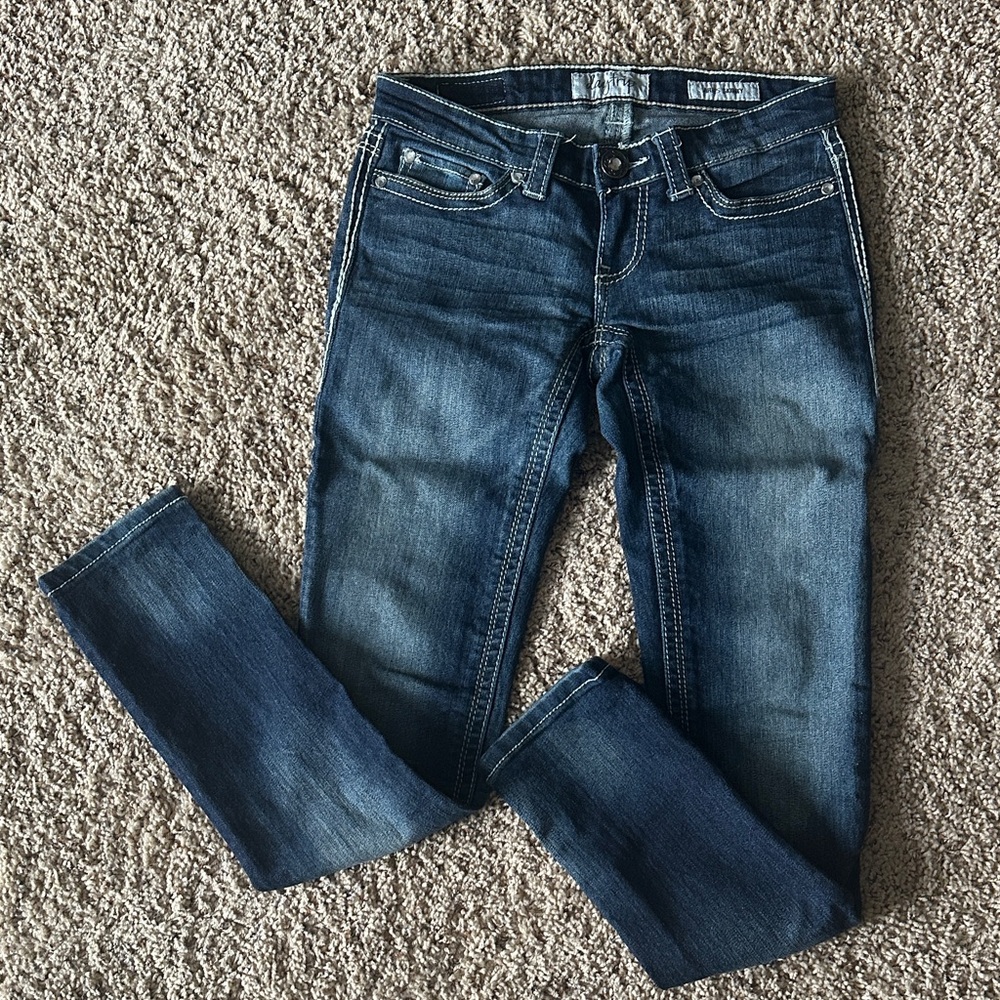 Daytrip Women's Dark Blue Skinny Jeans